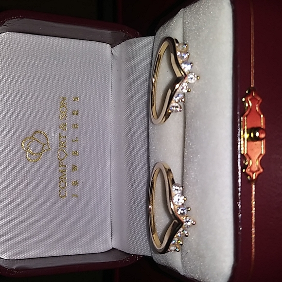 14K SOLID Yellow GOLD Ring Guard / Enhancers - Picture 4 of 17